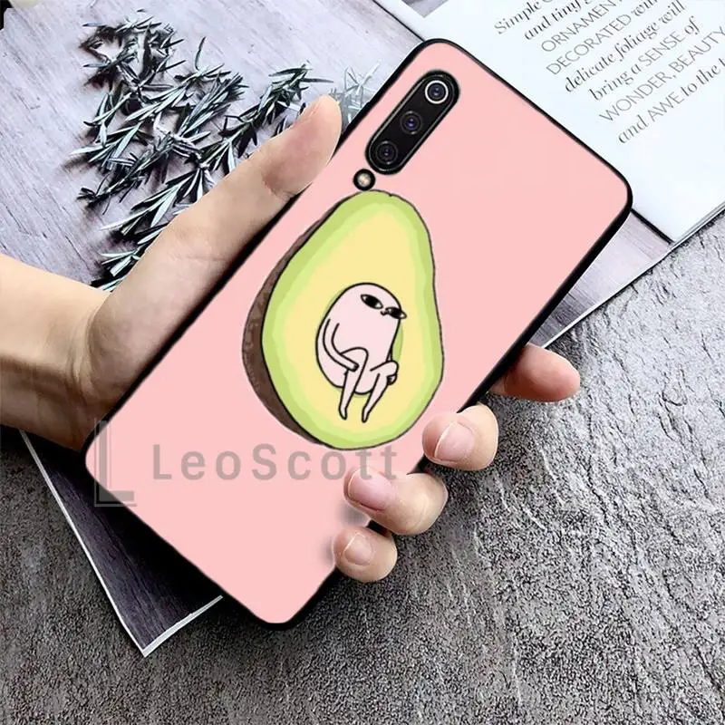 

Cute cartoon avocado Phone Case For Xiaomi Mi A1 A2 5 6 6PLUS 8 9 SE Lite MIX 2 2S MAX 2 3 Pocophone F1
