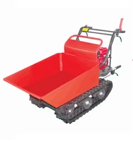 home use mini transporter loader micro tracked hydraulic crawler dumper mini electric thansport