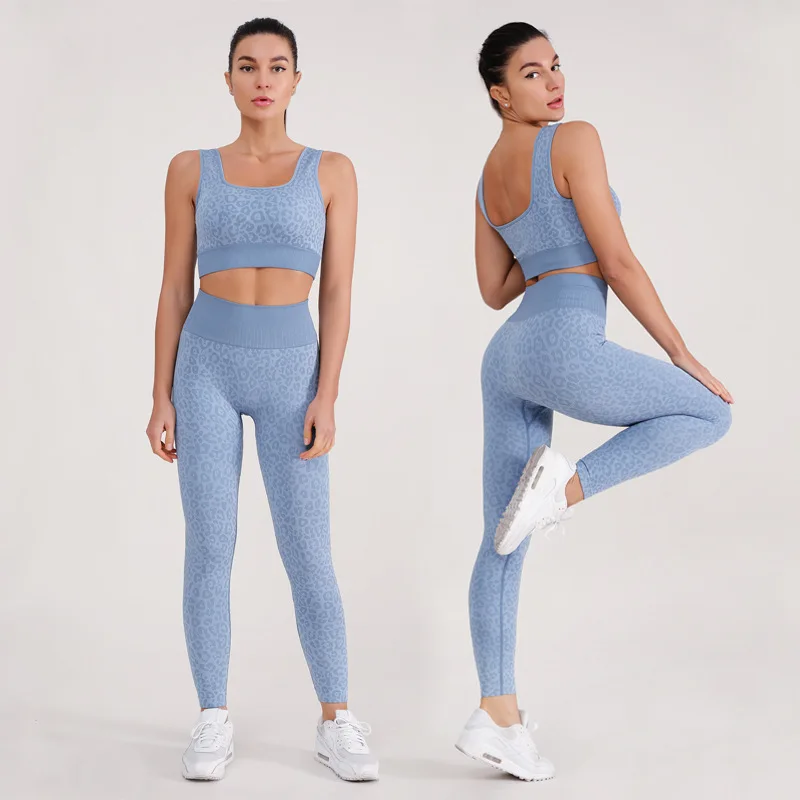 

Seamless Women Yoga Set Workout Set Sportswear Fitness Tracksuits Crop Top High Waist Leggings Sports Suits Gym Clothing