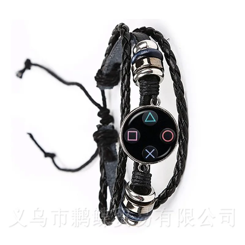 Винтажные Видео игровой контроллер браслет крутые мужские украшения для