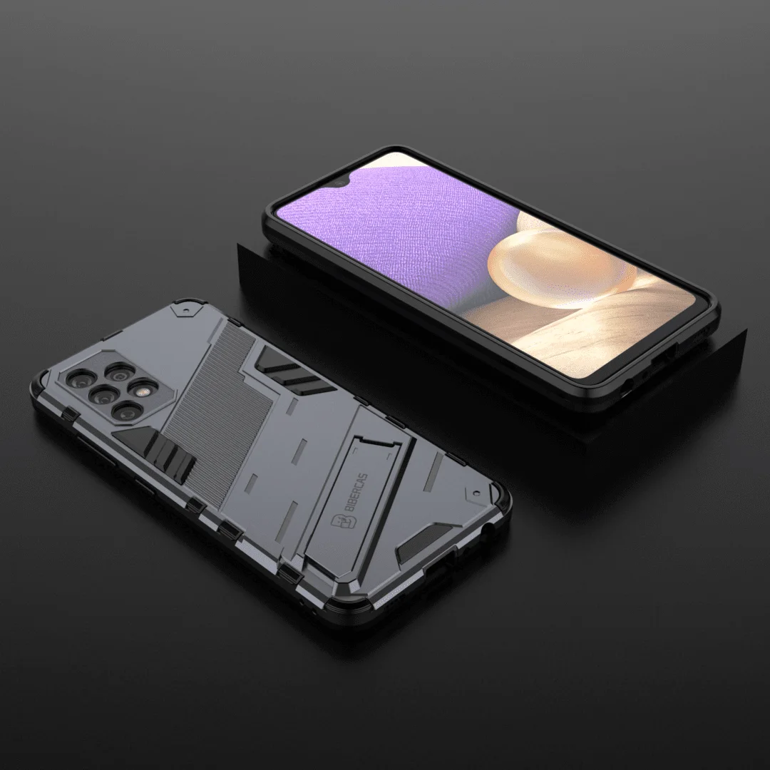 for samsung galaxy a82 72 52 32 22 12 02 hard rubber armor bracket cover case punk stlye protect shockproof free global shipping