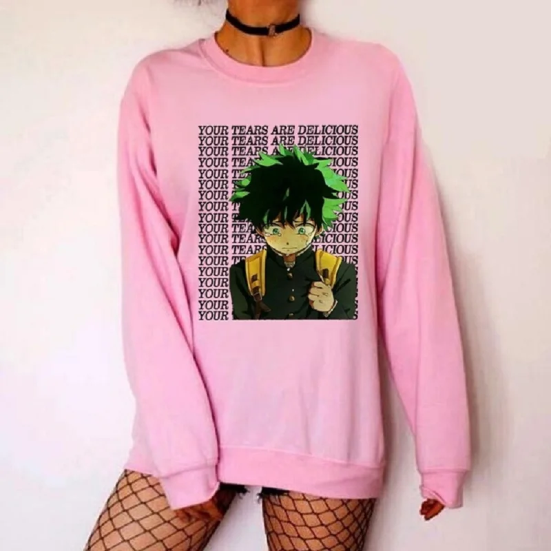 Boku no hero academic Your Tears are Delicious свитшот с принтом толстовки для мужчин и женщин