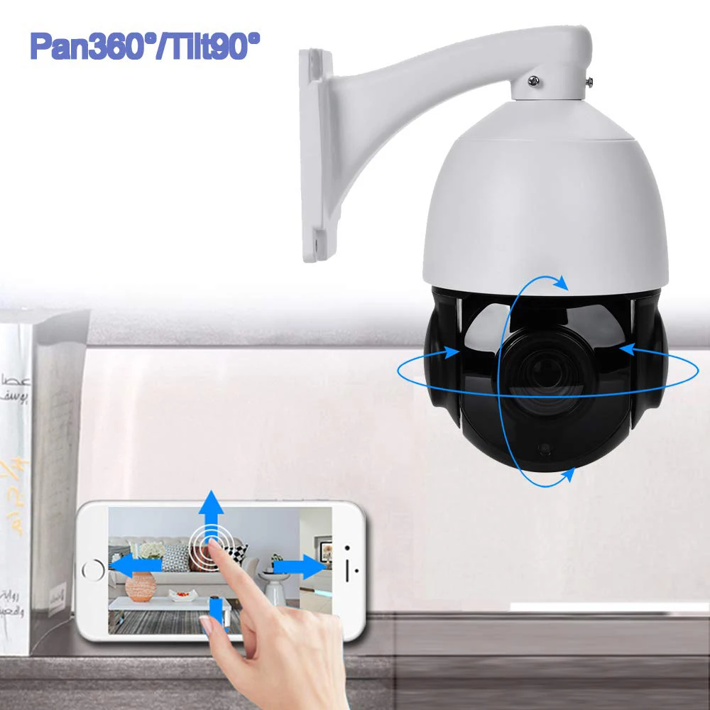 Wi Fi PTZ IP камера 1080P 2MP HD 18X зум двухстороннее аудио CCTV Беспроводная наружная Видео