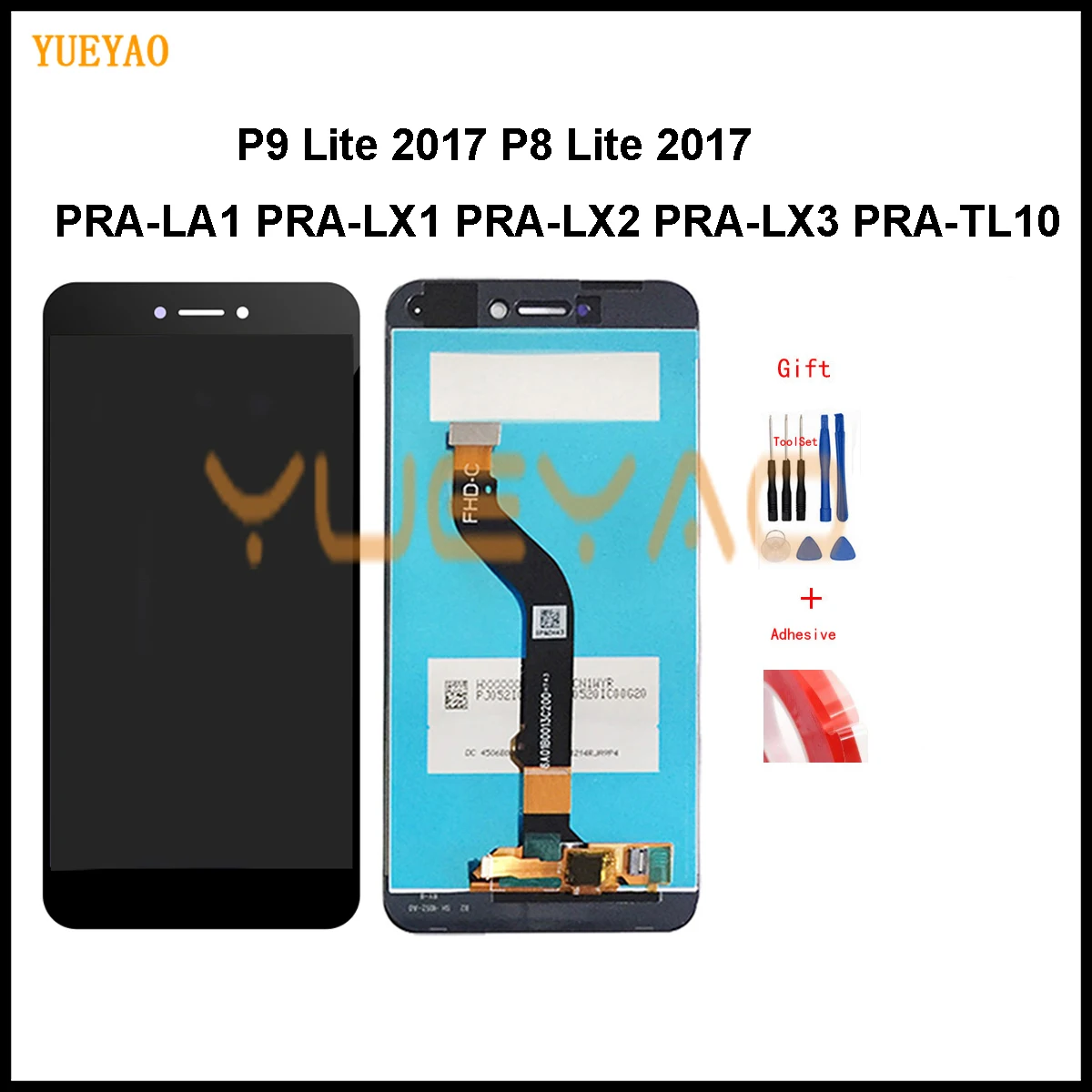 Оригинальный дисплей для Huawei P9 Lite 2017 ЖК сенсорный экран дигитайзер P8 PRA LA1