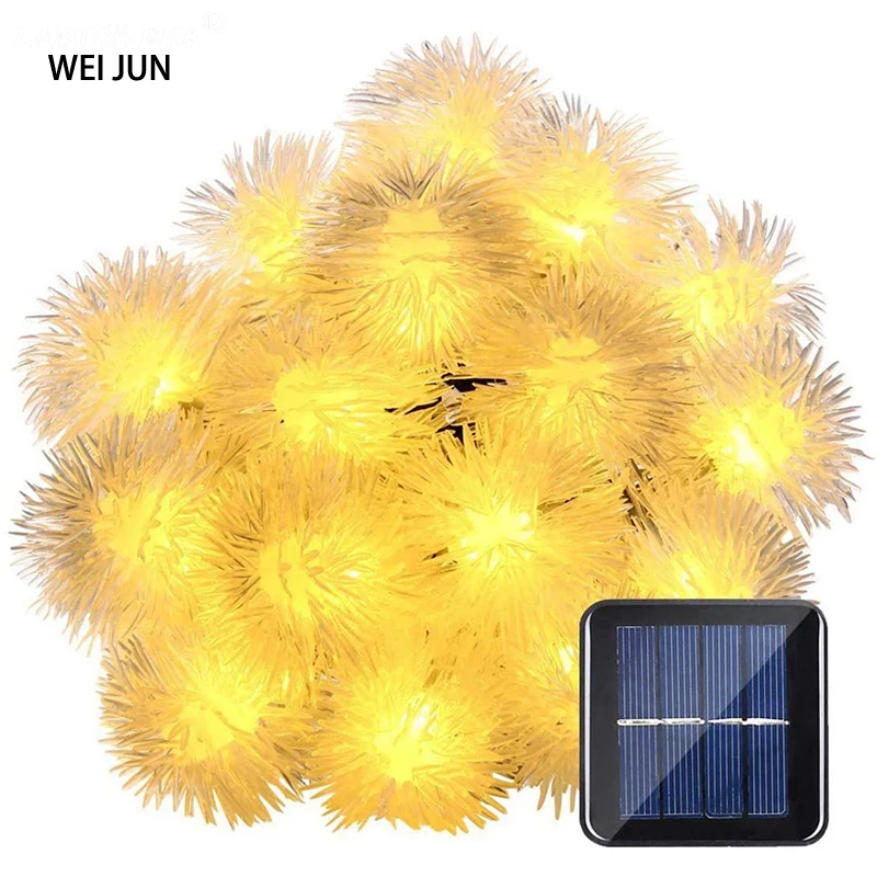 LED Solar string lights Waterproof String Fairy Leds Light Outdoor Garden Decoration Lamp Home Dandelion lighting | Лампы и освещение