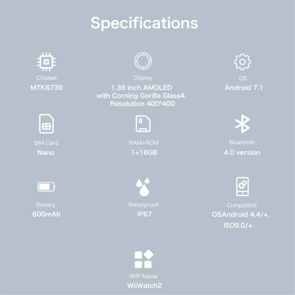 Смарт часы DA09 Android phone 3 ГБ 32 умные ip67 водонепроницаемые с 4G SIM MP3/mp4 плеером gps