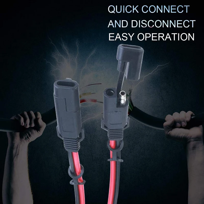 6 5 футов 14AWG SAE к Удлинительный кабель быстроразъемный провод жгут DC разъем шнура