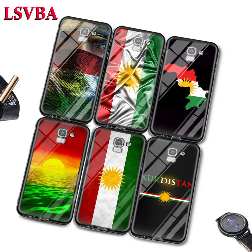Флаг Курдистана для Samsung Galaxy J2 J3 J4 J5 J6 J7 Plus Core 2018 2017 2016 Супер Яркий глянцевый чехол