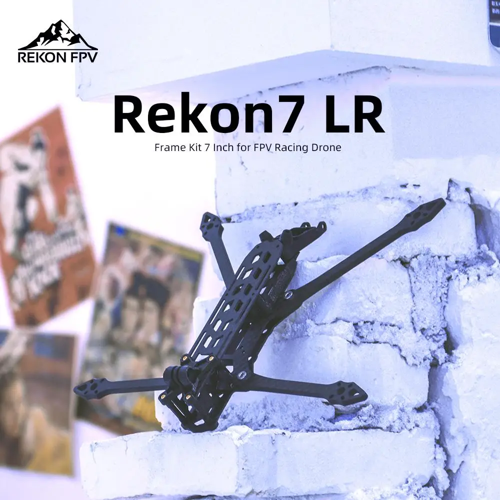 

HGLRC Rekon7 LR 324 мм 3K Углеродное волокно 7 дюймов рамки наборы 6 мм рукоятка для RC FPV гоночный Фристайл 7 дюймов дальнего радиуса действия дроны DIY части