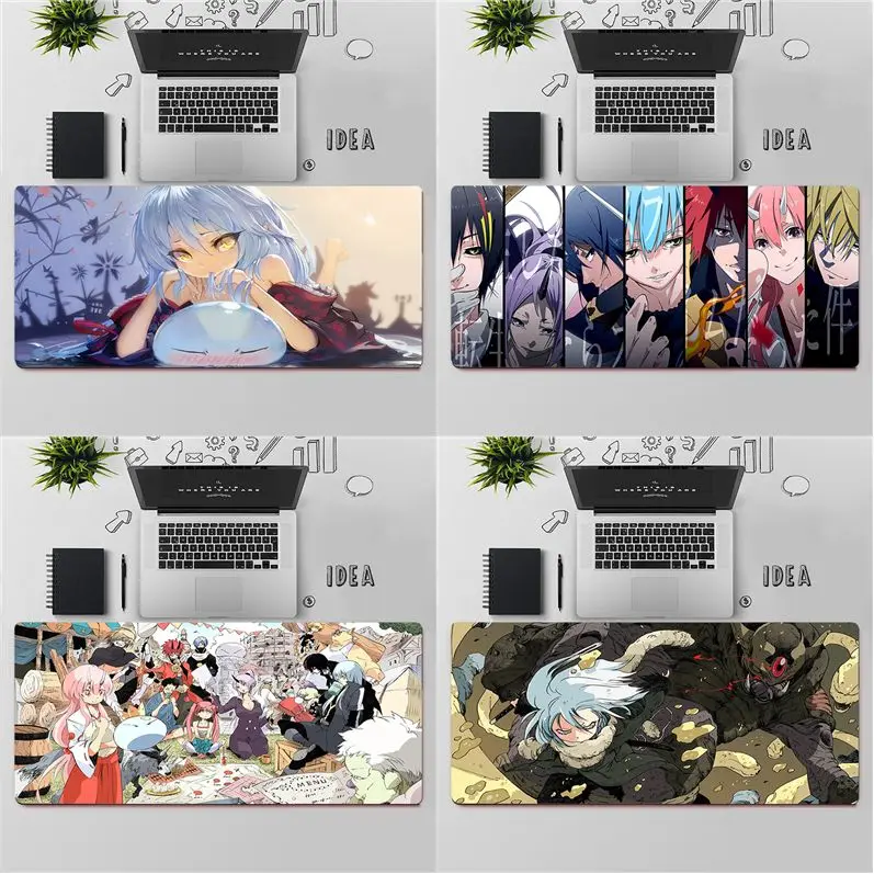 

Тогда я получил перевоплотится в слизи натуральный каучук игровой коврик Мышь коврик стол Бесплатная доставка женской обуви большого Мышь ...