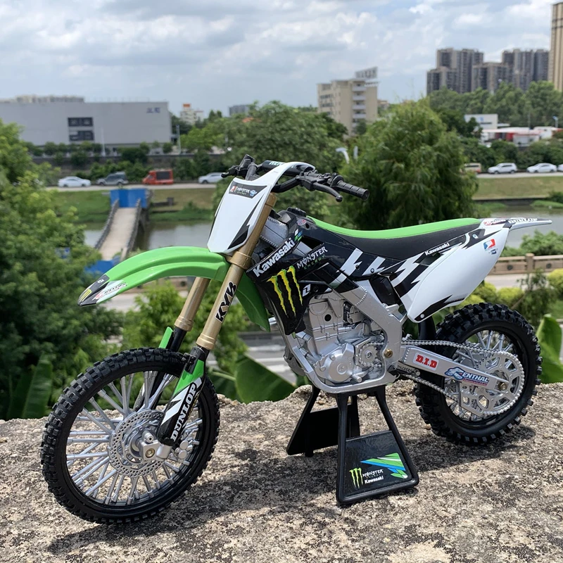 

1:8 Oversize Kawasakis Cross-country Alloy Motorcycle Diecast Model Toy Metal Motorbike Simulation Collection Gift Toys for Boys