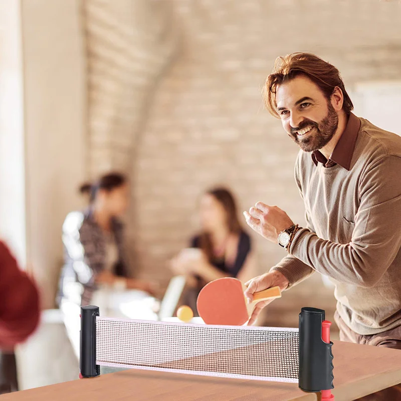 Выдвижная портативная сеть для настольного тенниса профессиональная стойка