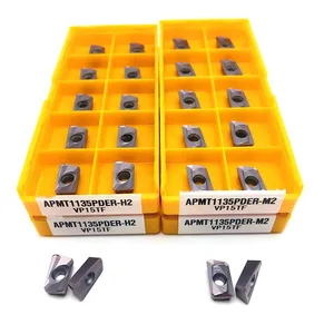 Твердосплавная вставка APMT1135 M2  H2 VP15TF токарный станок с ЧПУ, фрезерный резак, токарный станок, фрезерный резак APMT 1135, металлическая Поворотная лопасть, инструмент с ЧПУ