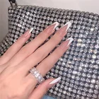 Накладные ногти балерины телесного цвета, Большой V-образный удлиненный гроб, Типсы для французского дизайна ногтей, черные глянцевые Типсы для маникюра, 24 шт.