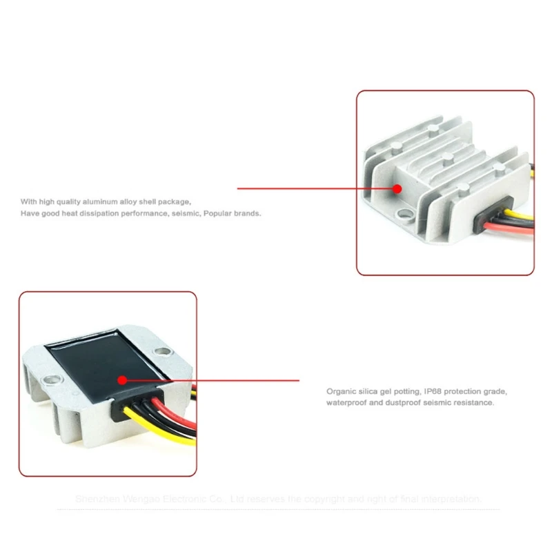 Автомобильный понижающий преобразователь питания X7AE адаптер аксессуары для
