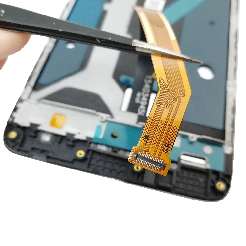 Pantalla LCD para ZTE Blade Z max Z982, Panel t&aacute;ctil, m&oacute;dulo digitalizador con montaje de marco para ZTE Zmax Z982-3