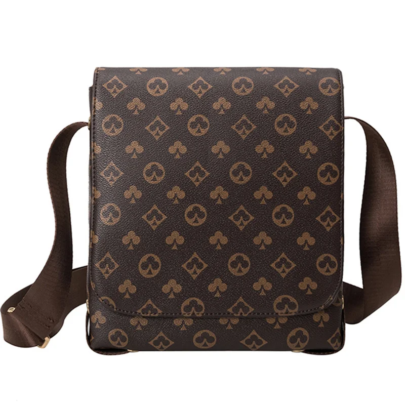 

Сумка кросс-боди для мужчин, повседневная мужская сумка-мессенджер, дизайнерская модная деловая Сумочка на плечо из искусственной кожи, рос...