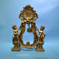 european style craftsmanship bell silence angel boy sitting bell sitting in the living room study desk bell auspicious lucrativ