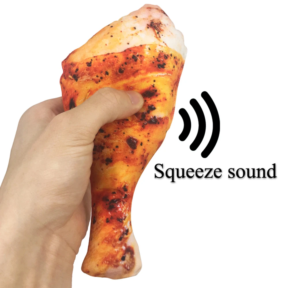 1PCS Creative Funny Simulation Dog Chew Toys Ice Cream Fruit Bread Bite Resistant Squeeze Sound For Pet Cat Toy |