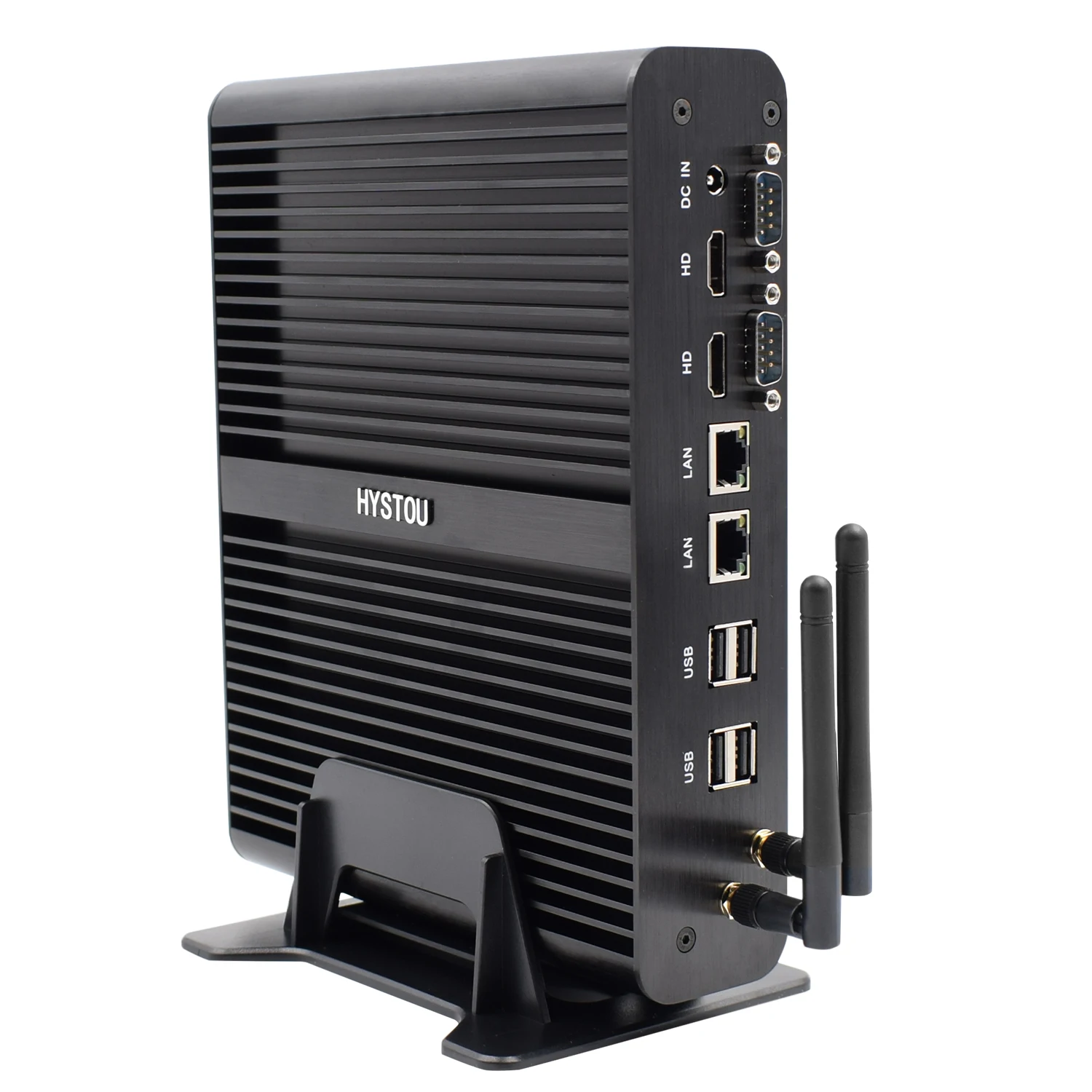 Hystou Intel Core I7 5550U Dual LAN Mini PC Wind 10 Linux Безвентиляторный Компьютер 4K HTPC Minipc 2 HDMI|dual lan mini
