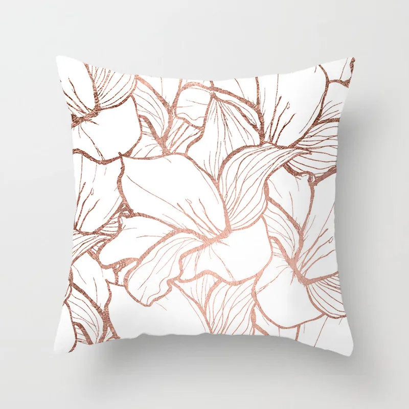 TTLIFE розовый геометрический чехол для подушки в скандинавском стиле черный и