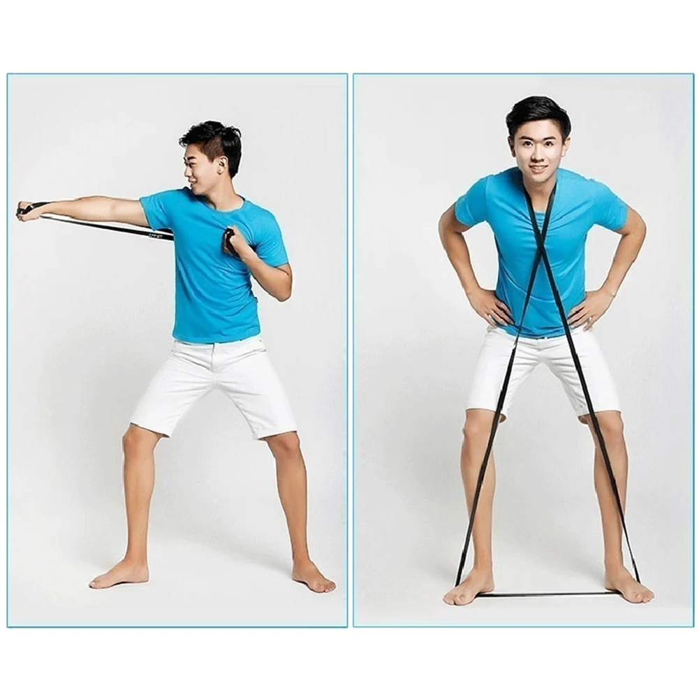 Gym Fitness Equipment Ketegangan Loop Cincin Yoga Lateks Tarik Tali Kekuatan Pelatihan Latihan Elastis Perlawanan Band Expander