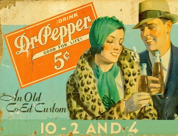 

Tin Sign "dr Pepper Co Ed" Soda Pop Kitchen Wall Decor