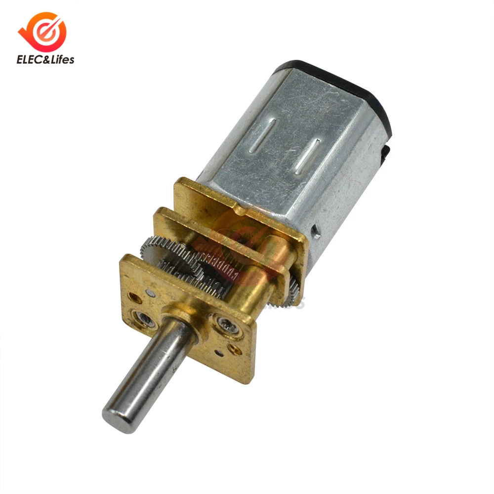 GA12-N20 N20 3V 6V 12V DC редукторный двигатель 100 об/мин замедление микро мотор DIY RC Car Robot Boat