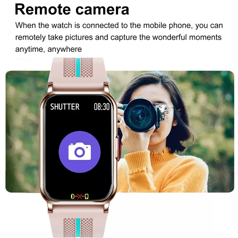 New Ladies Smart Watch Women Blood Pressure Heart Rate Monitor Fitness tracker Sport Smart Band Alarm clock reminder Smartwatch