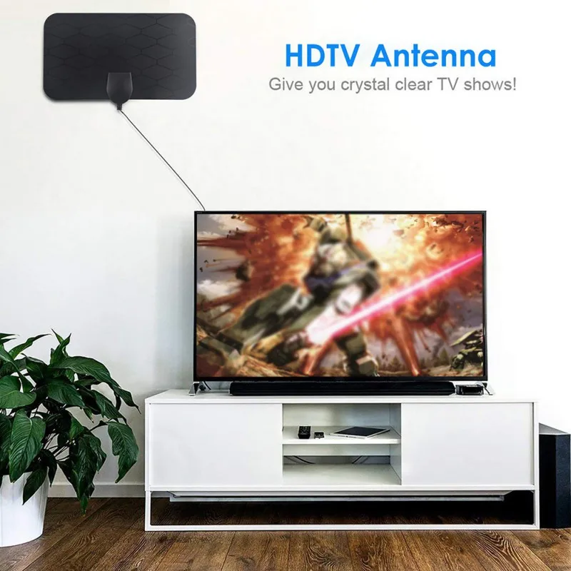 Новинка 2021 Внутренняя антенна HDTV дальнего радиуса приема сигнала 250 миль