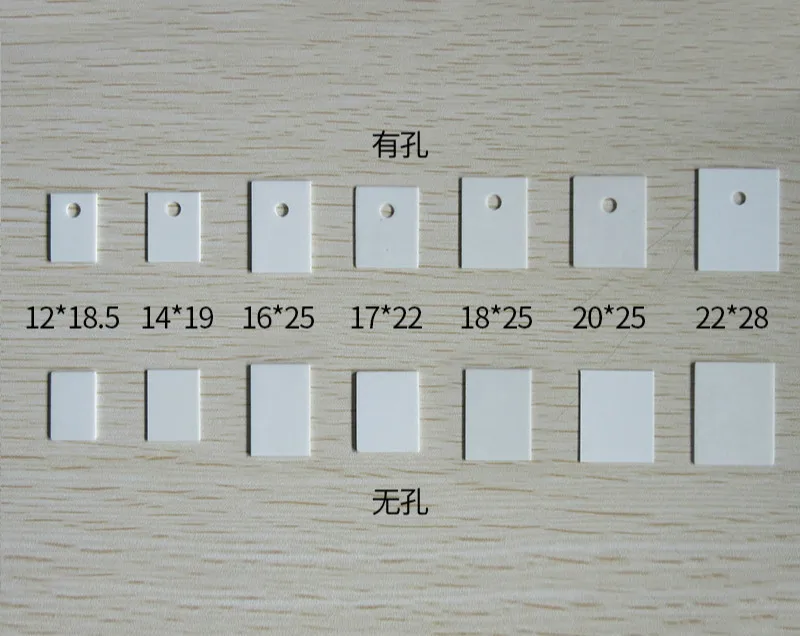 Алюминиевый Керамический лист TO220/247/264 12x1 8/17x2 2/18x2 5/22x28 теплоизоляционная