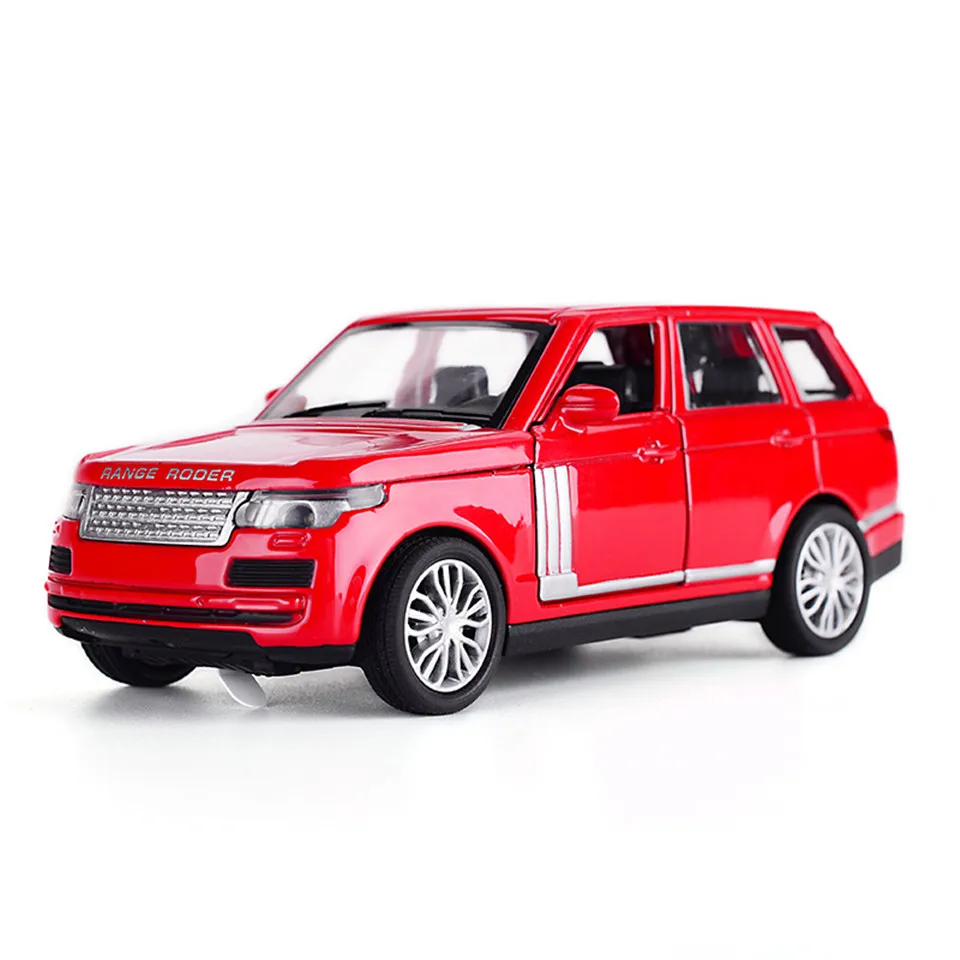 Горячая литая модель автомобиля 1:32 Range Roder SUV мигающий Звук детские металлические