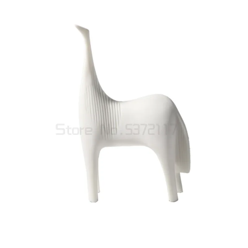 

Creative animal to horse decoration model room hotel living room porch indoor soft decoration crafts