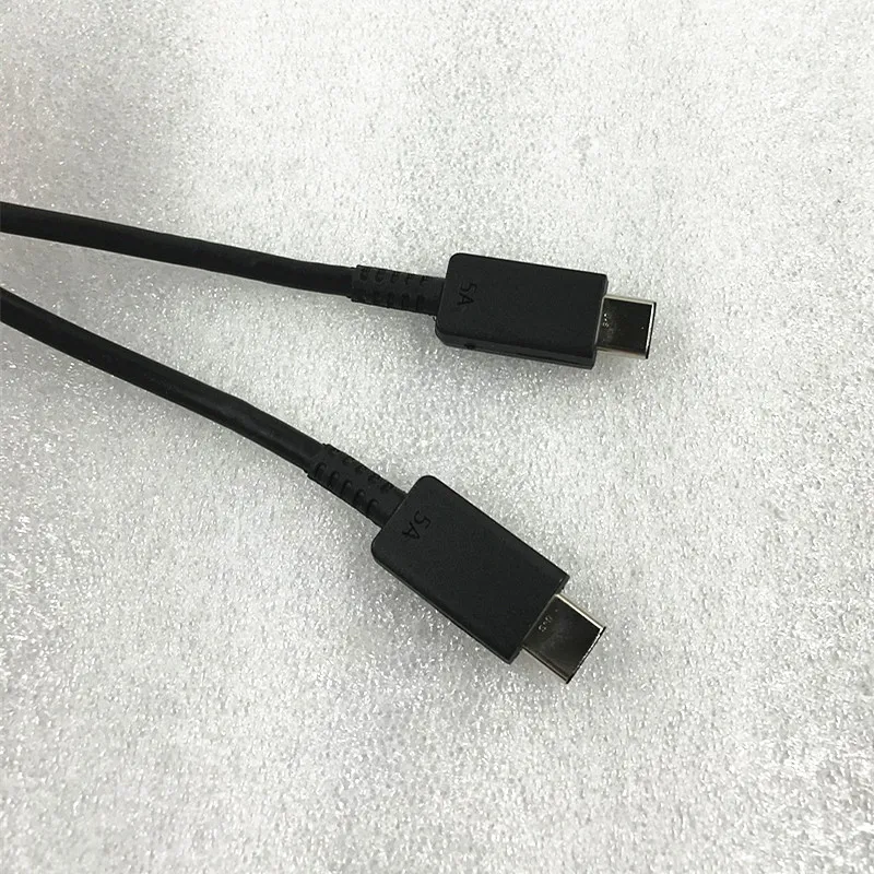 Оригинальный Samsung Note 20 Plus 5A двойной USB Type C супербыстрый зарядный кабель
