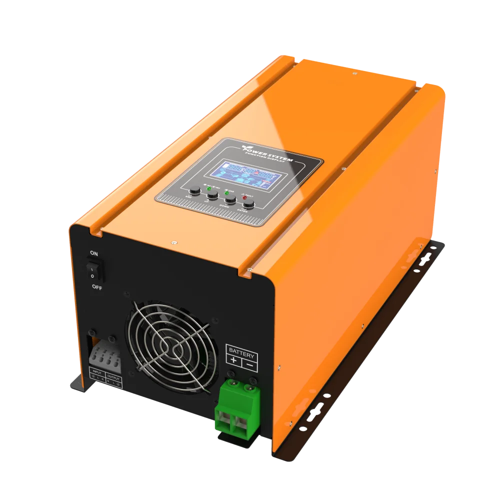 Fora da Grade Inversor de Onda Pura com Carregador Bateria de Lítio dc para ac Baixa Frequência - 24v 220 230v Senoidal Suporte 1000w 2000w 12 Inversores solares
