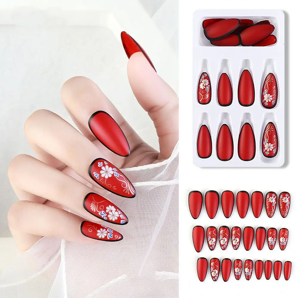 

24 шт./набор, накладные ногти для маникюра