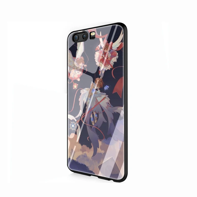G4 EWAU карта Captor Sakura закаленное стекло телефон чехол для Huawei P10 P20 P30 mate 20 Lite pro P Smart Y6 Y9 Honor 8X9 10 - Цвет: G4