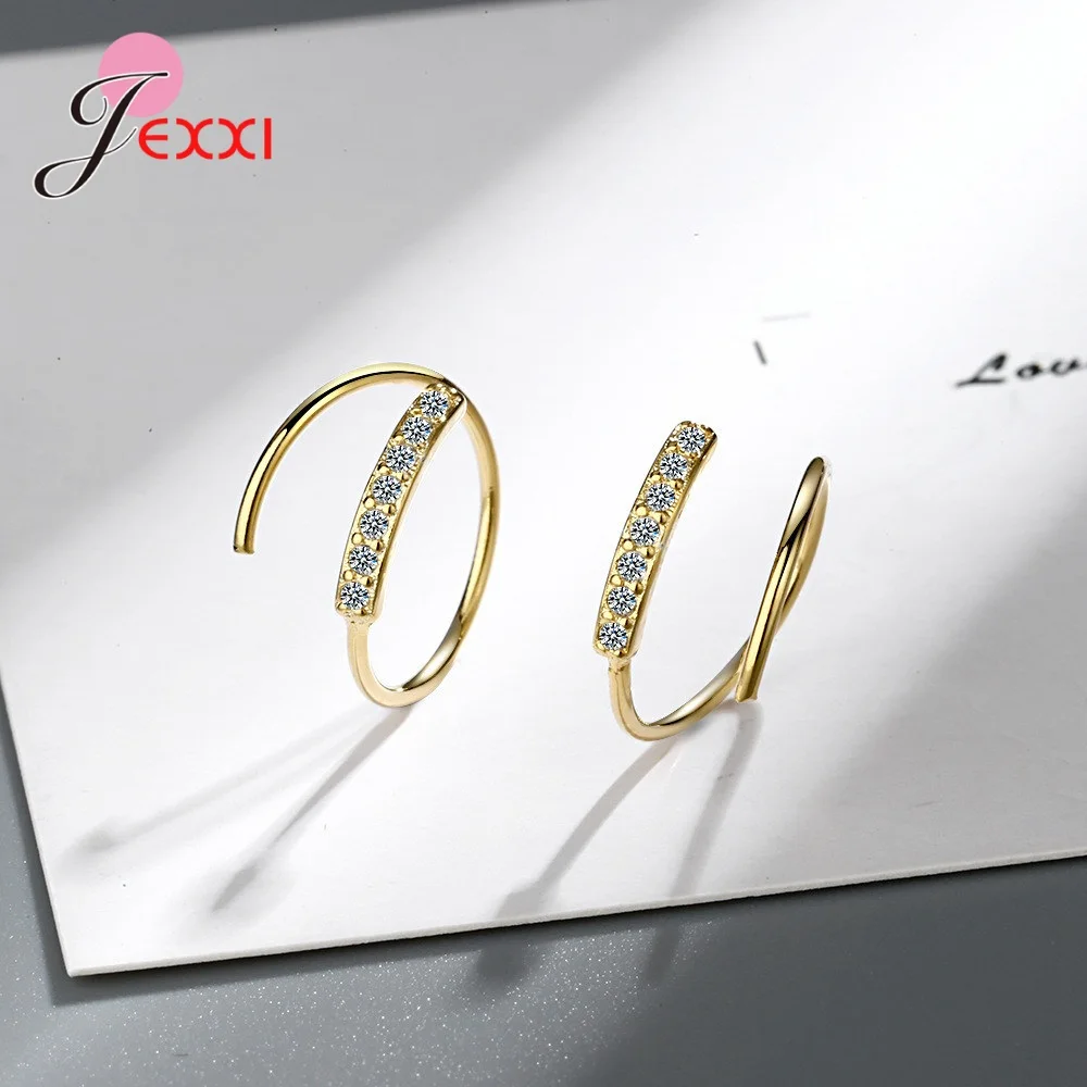 

Thanksgiving Day Big Promotion Cheap Fine Real 925 Sterling Silver Cubic Zirconia Earrings For Women Mother'S Best Gifts Jewelry