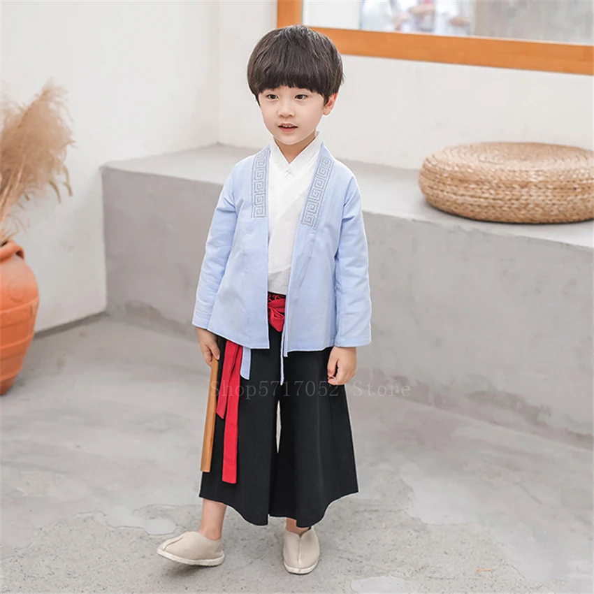 Комплект одежды самурайского традиционного японского стиля для мальчиков 3 шт. |