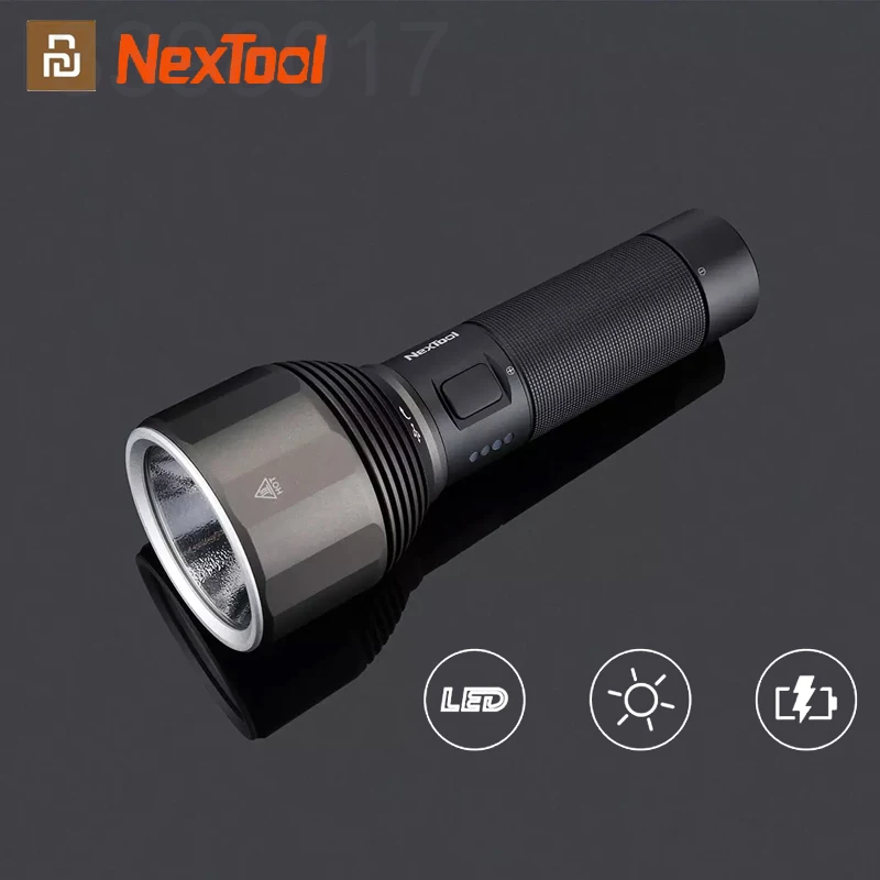 

Фонарик в наличии Youpin NexTool, 380 лм, М, перезаряжаемый, IPX7 водонепроницаемый, Type-C, фонарь режимов