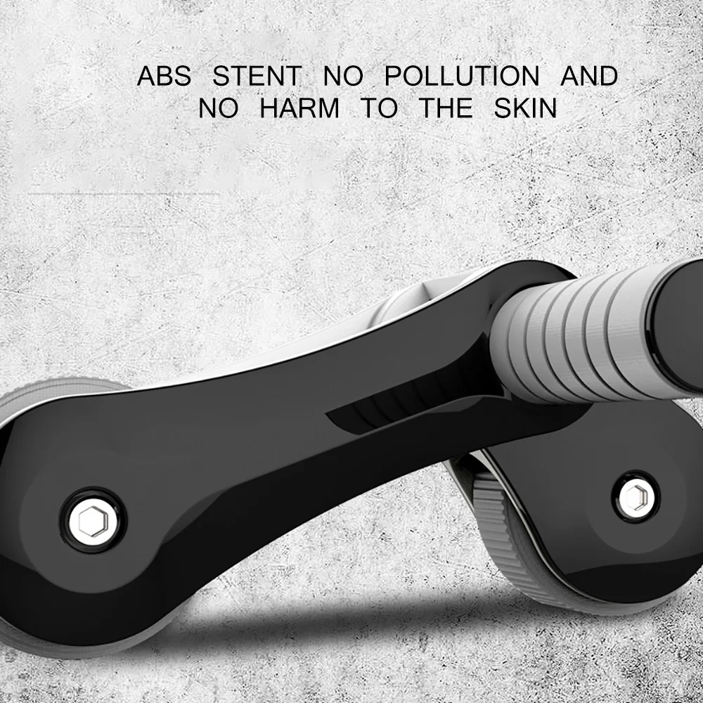 

ABS Abdominal Wheel Exercise Roller foldable fitness roller mens and womens home gym mute roller arm training fitness equipment