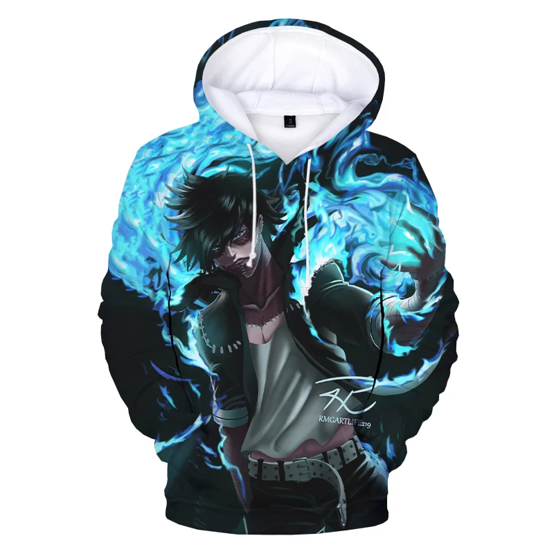 

3D Hoodie Unisex Fashion Casual Long Sleeve Pullover Anime Print Streetwear Super Dalian Hooded Sweatshirt
