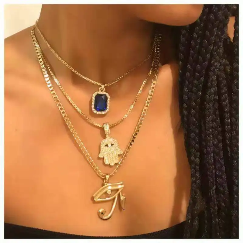 Женское Ожерелье чокер с искусственными кристаллами винтажное очаровательное