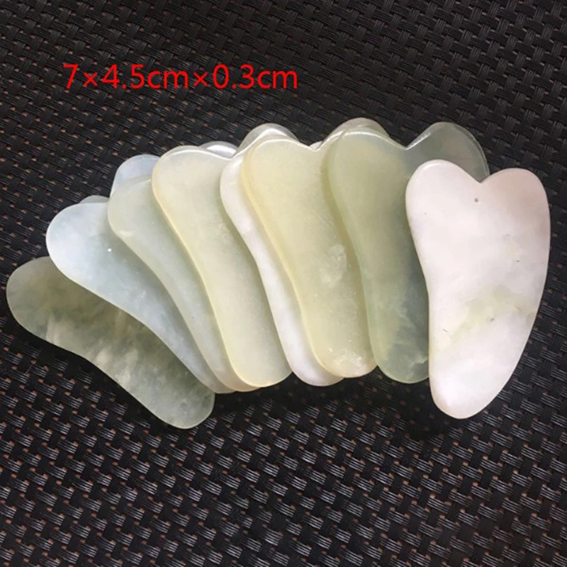 

1Pcs Natuurlijke Hars Gua Sha Board Acupunctuur Massage Gezicht Lifting Stone Guasha Schrapen Gezichtsmassage