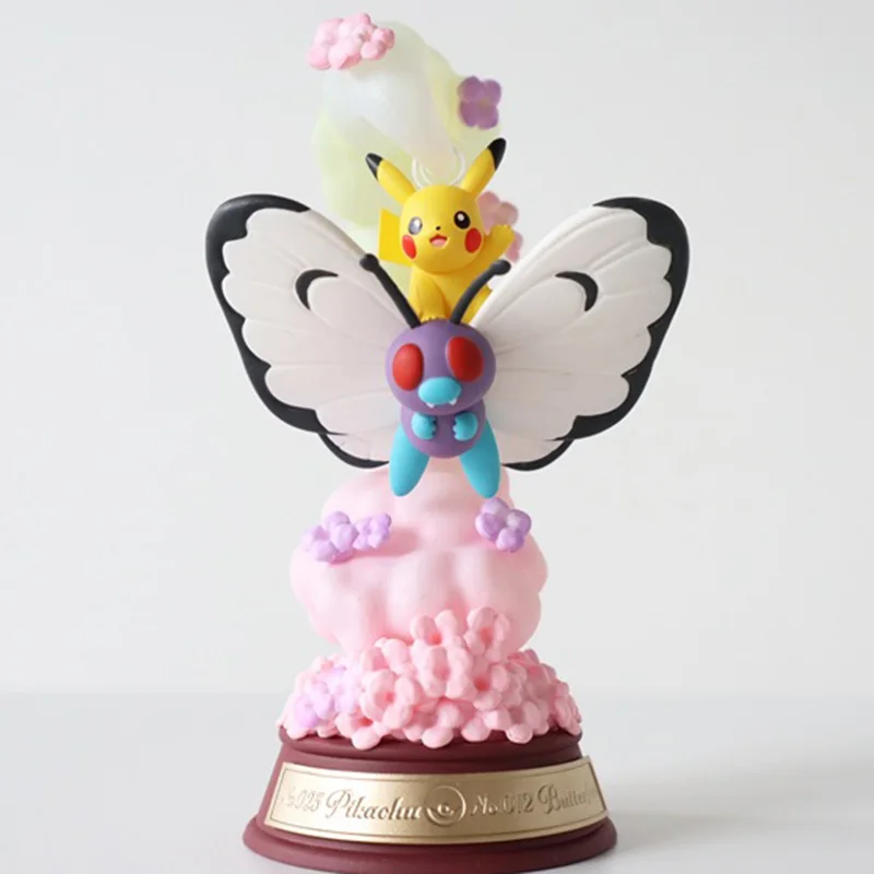 Экшн-фигурки Покемон Пикачу Mew Mimikyu Charizard Butterfree Swing Vignette игрушки Аниме Покемоны