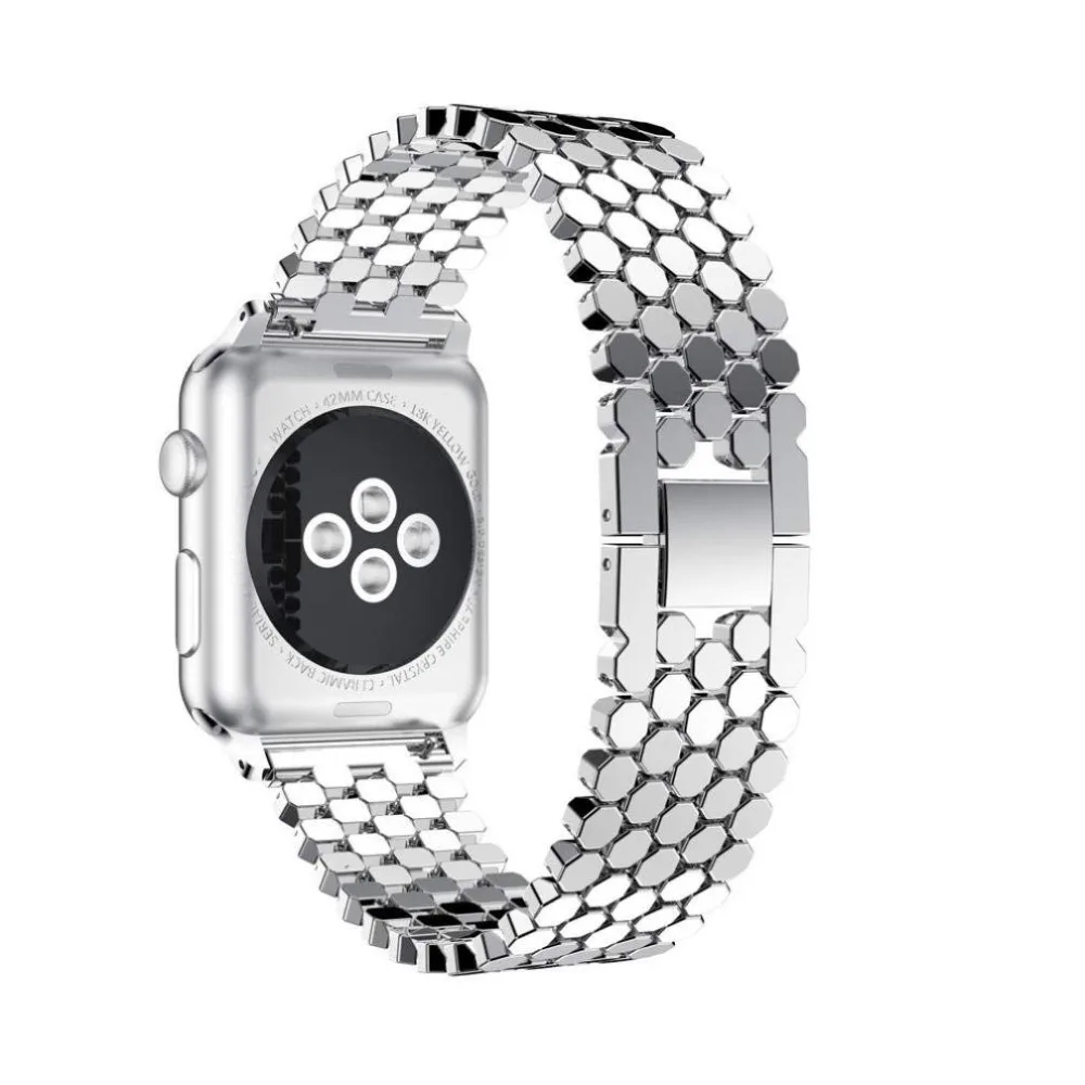 Ремешок из нержавеющей стали для Apple Watch 42 мм Series 5 4 3 2 сменный Браслет iWatch 40 44 38 |