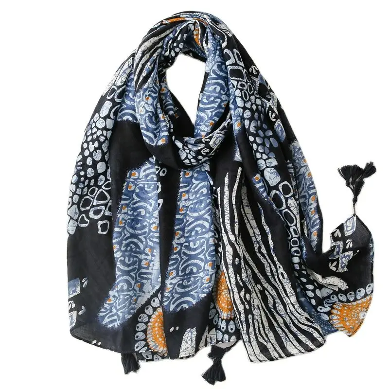 

2021 Winter Women Scarf Tassel Warm Shawl Soft Wrap Casual Long Scarves Shawls Scarf Women Clothing Present Gift