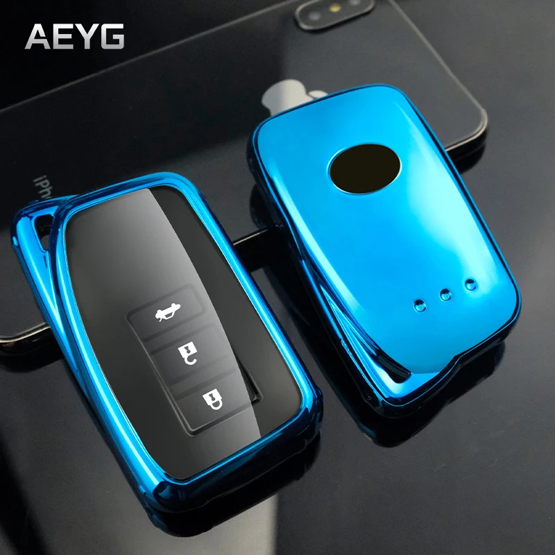 

Soft TPU Car Smart Key Case Cover Shell For Lexus NX IS RX ES GX LX RC LS UX GS 200 260 300 350 NX200 NX300 RX350 ES300 Keychain