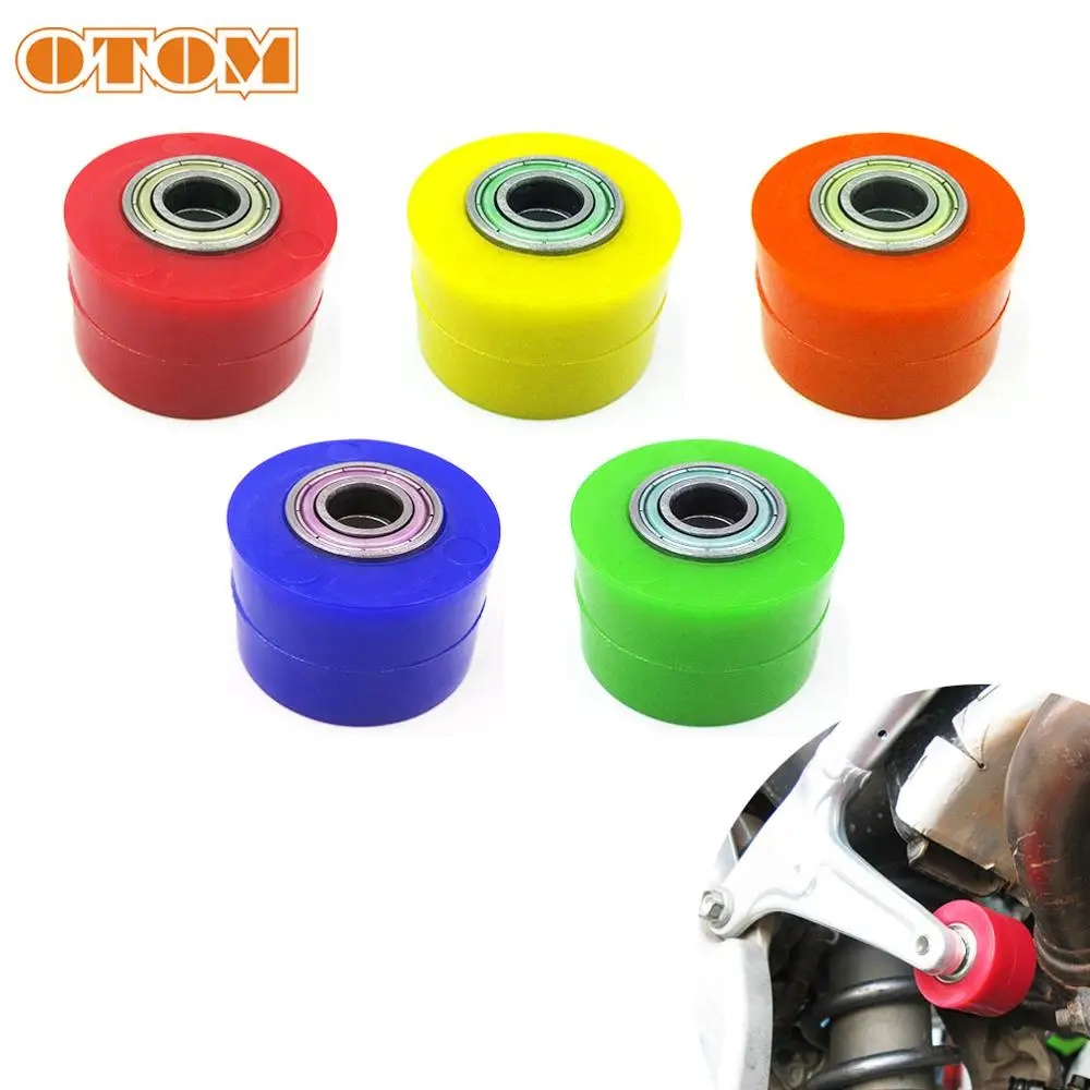 OTOM 5 видов цветов Kit 8 мм 10 Приводной цепной ролик шкив натяжитель колеса