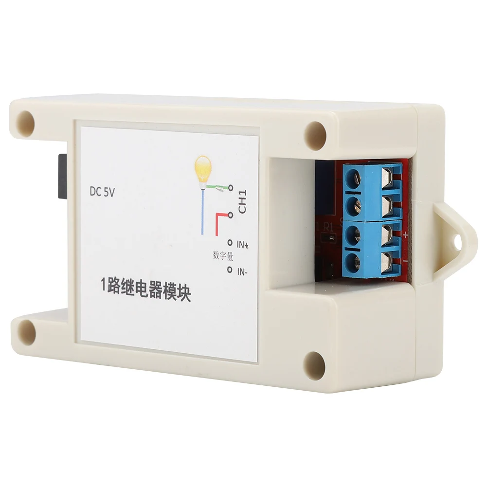 ESP8266 ABS 1 Channel WiFi Relay Module DC 5V-24V With Case Optical Coupling Isolation For ModBus Poll Support